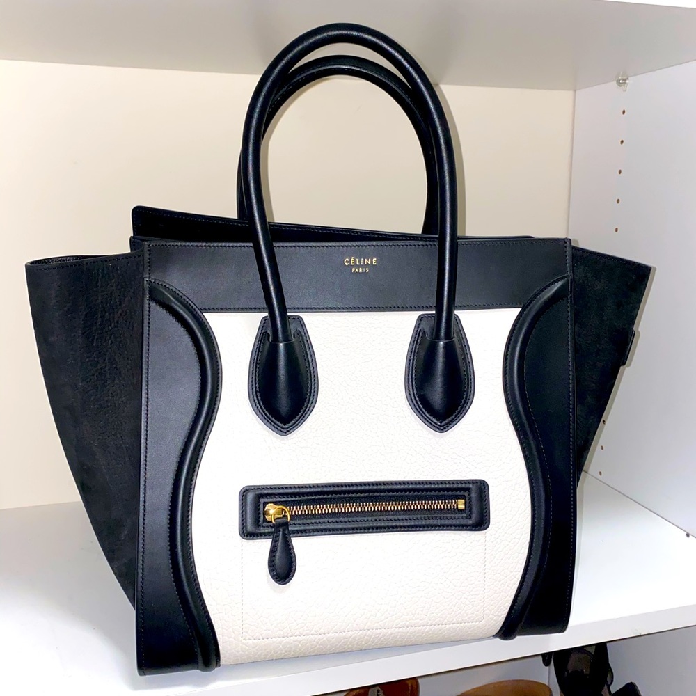 Celine luggage tote almost like new